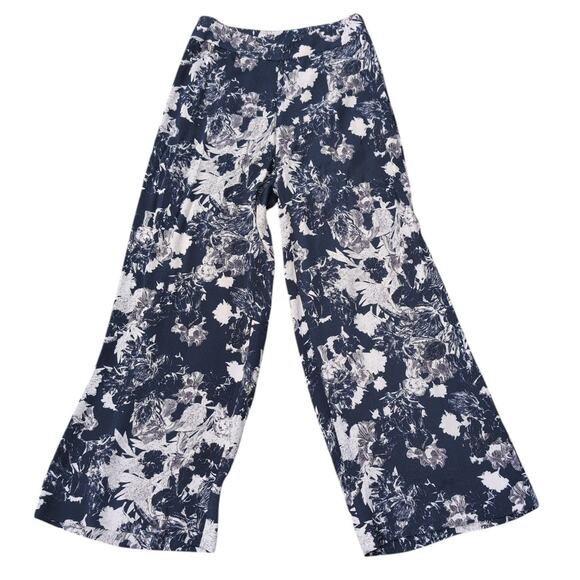 Just Female Pants - Just Female Blue and White Palazzo Pants size small wide leg pants